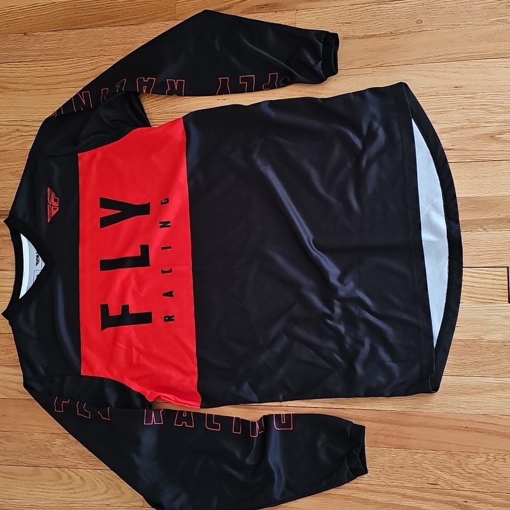 FLY Racing Men's Red and Black Racing Suit - Picture 4 of 5